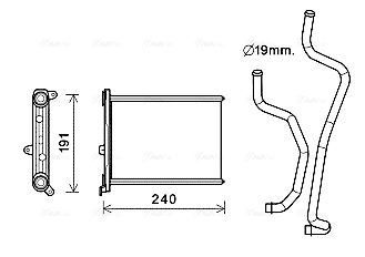 Kachelradiateur Ava Cooling DN6417