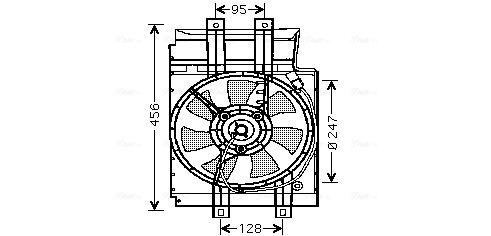 Ventilatorwiel-motorkoeling Ava Cooling DN7519