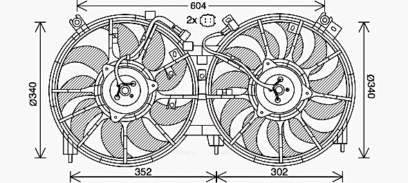 Ventilatorwiel-motorkoeling Ava Cooling DN7537