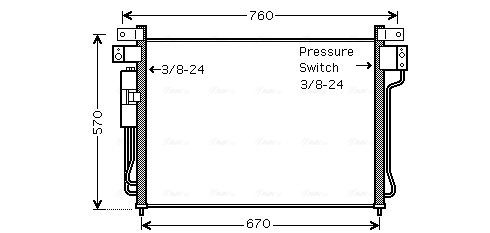 Airco condensor Ava Cooling DNA5299D