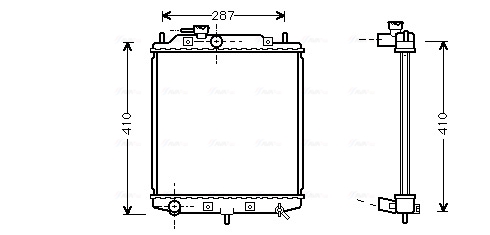 Radiateur Ava Cooling DU2036