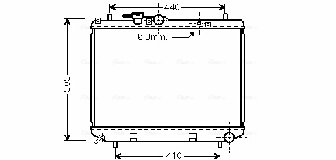 Radiateur Ava Cooling DU2043