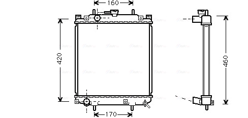 Radiateur Ava Cooling DU2046