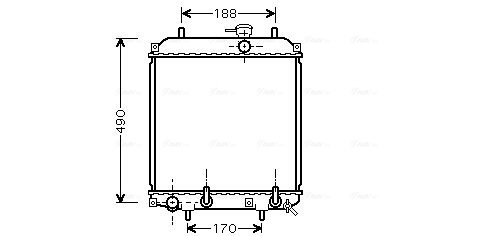 Radiateur Ava Cooling DU2055