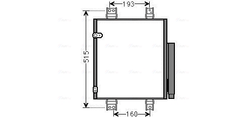 Airco condensor Ava Cooling DU5062D