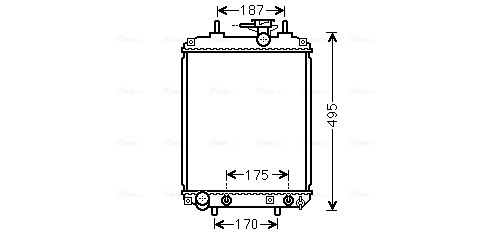 Radiateur Ava Cooling DUA2065