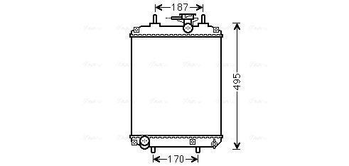 Radiateur Ava Cooling DUA2066