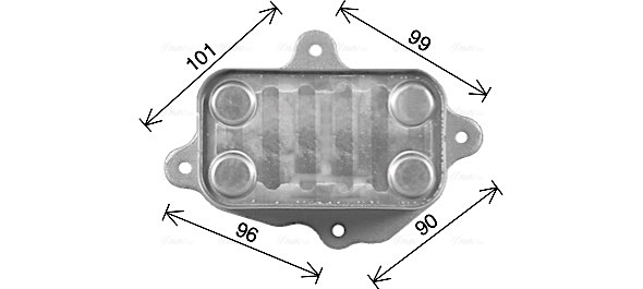 Oliekoeler motorolie Ava Cooling DW3439