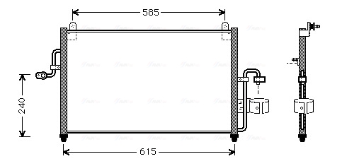 Airco condensor Ava Cooling DW5011