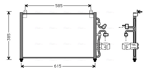 Airco condensor Ava Cooling DW5013