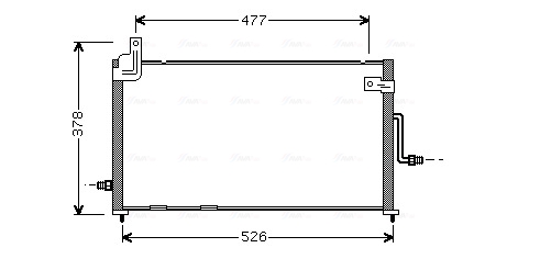 Airco condensor Ava Cooling DW5044