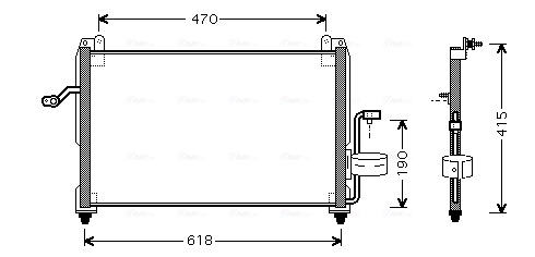 Airco condensor Ava Cooling DW5045