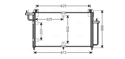 Airco condensor Ava Cooling DW5065