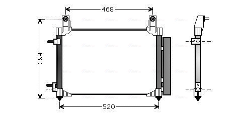 Airco condensor Ava Cooling DW5081D