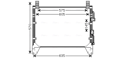 Airco condensor Ava Cooling DW5083