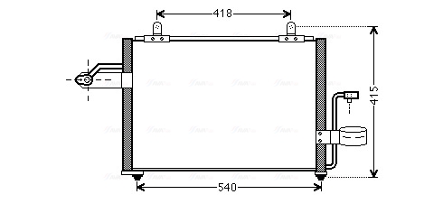 Airco condensor Ava Cooling DW5084