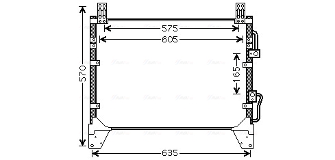 Airco condensor Ava Cooling DW5142