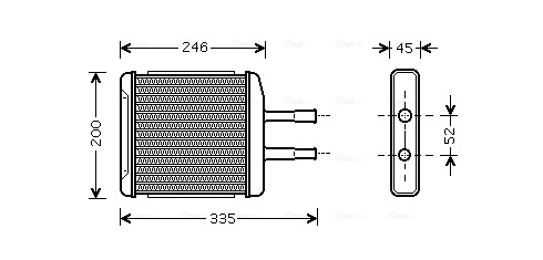 Kachelradiateur Ava Cooling DW6059