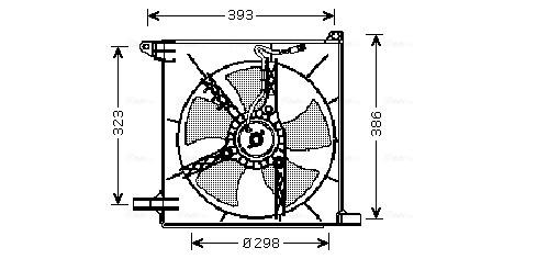 Ventilatorwiel-motorkoeling Ava Cooling DW7513