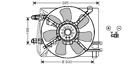 Ventilatorwiel-motorkoeling Ava Cooling DW7517