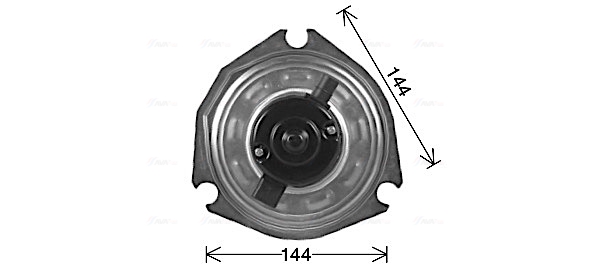 Kachelventilator Ava Cooling DW8444