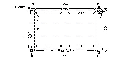 Radiateur Ava Cooling DWA2067