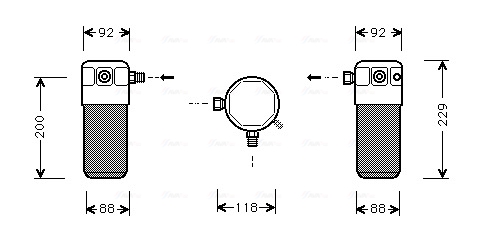 Airco droger/filter Ava Cooling DWD021