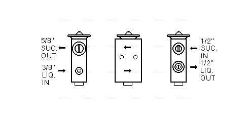 Airco expansieklep Ava Cooling DZ1016