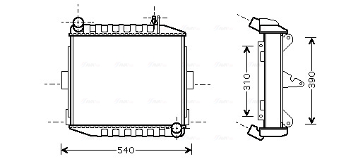 Radiateur Ava Cooling DZ2001