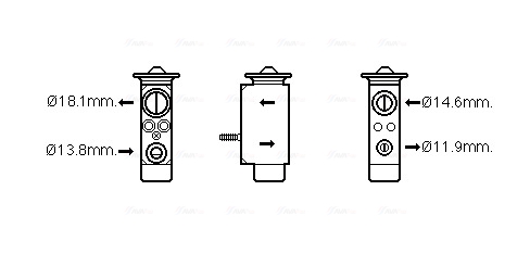 Airco expansieklep Ava Cooling FD1492