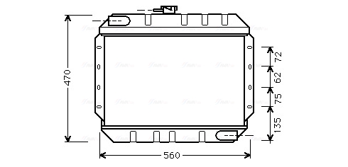 Radiateur Ava Cooling FD2065