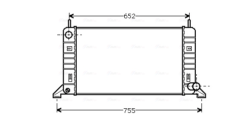 Radiateur Ava Cooling FD2078