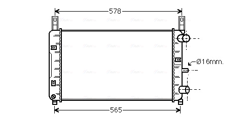 Radiateur Ava Cooling FD2117