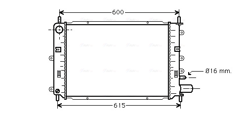 Radiateur Ava Cooling FD2152