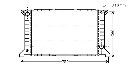 Radiateur Ava Cooling FD2169