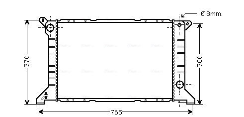 Radiateur Ava Cooling FD2203