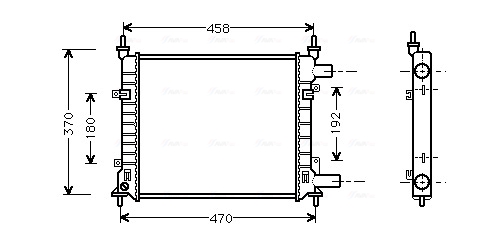 Radiateur Ava Cooling FD2257