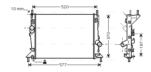 Radiateur Ava Cooling FD2368