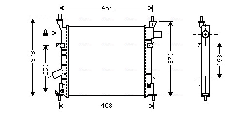 Radiateur Ava Cooling FD2372