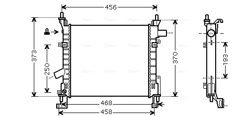 Radiateur Ava Cooling FD2373