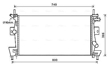 Radiateur Ava Cooling FD2475