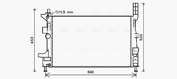 Radiateur Ava Cooling FD2578