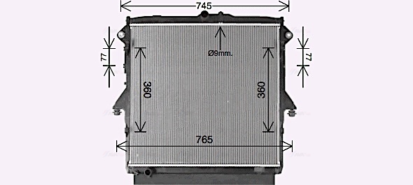 Radiateur Ava Cooling FD2660
