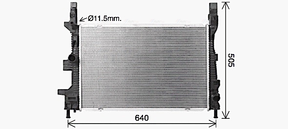 Radiateur Ava Cooling FD2665