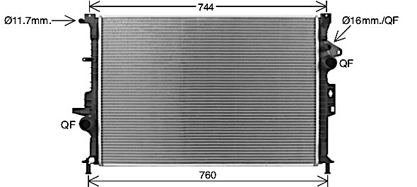 Radiateur Ava Cooling FD2676