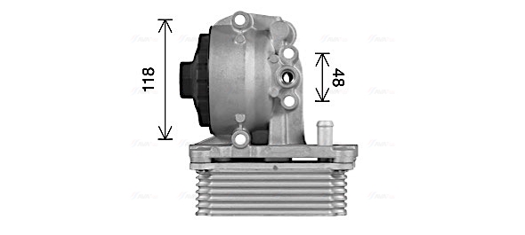 Oliekoeler motorolie Ava Cooling FD3623H