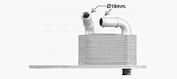 Oliekoeler motorolie Ava Cooling FD3666