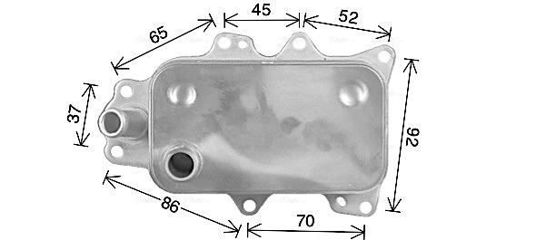 Oliekoeler motorolie Ava Cooling FD3684