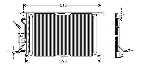 Airco condensor Ava Cooling FD5258