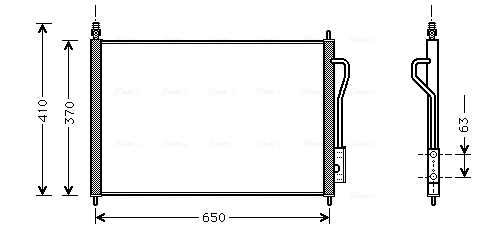 Airco condensor Ava Cooling FD5268